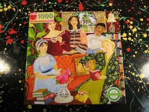 ooBoo Jane Austen's Book Club Woman Authors Jigsaw Puzzle - Picture 1 of 4