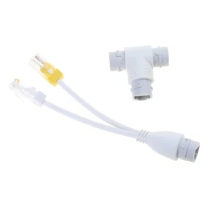 2-in-1 POE Splitter Three-way RJ45 Connector for Networks System - Photo 1/8
