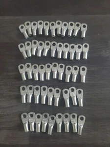 Lot Of 50 ETC F4 Ring Tongue One Hole Compression Lug 1/4" New - Picture 1 of 3