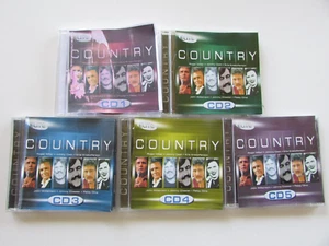 5 Country CDs Elite - 80 original songs by original artists, Discs 1 - 5, Retro - Picture 1 of 11