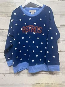 Size 10 TBBC Astros Embroidered Pullover - Good Used Condition - Picture 1 of 2