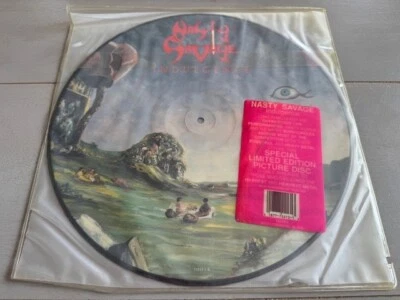 NASTY SAVAGE - INDULGENCE ORG 1.PRESS PICTURE DISC 1987        SLAYER,METALLICA - Image 1 of 4