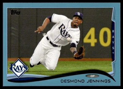 2014 Topps Walmart Blue Desmond Jennings Tampa Bay Rays #582 - Image 1 of 2