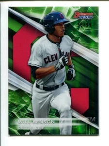 2016 Bowman's Best Top Prospects Green Refractor #TP-15 - Will Benson /99  ⚾ - Picture 1 of 1
