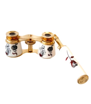 Binoculars Brass & Brass Fittings Antique telescope Opera Glasses Son Gifts - Image 1 of 4