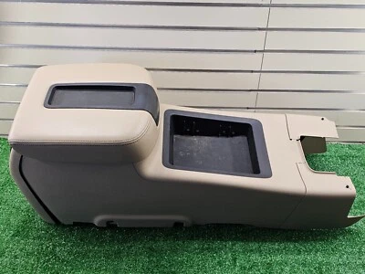 🔥07-13 CHEVY SILVERADO GMC SIERRA Floor Center Console Armrest Assembly TAN - Image 1 of 4