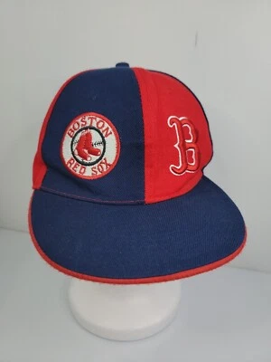 Boston Red Sox Hat Fitted Cap 7 1/4  MLB Baseball Red Blue A2 - Image 1 of 4