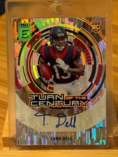 TANK DELL 2023 Donruss Elite Turn of the Century Rookie Auto RC Gold 3/5 Texans