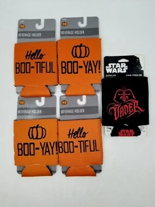 1 Disney Star Wars Vader y 4 enfriadores de latas de calabaza de Halloween Coozies aislantes - Imagen 1 de 2