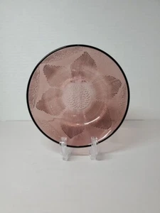 Forte Crisa Amathyst Purple Glass Bowls Textured Design 6" Wide 1" Deep - Picture 1 of 6