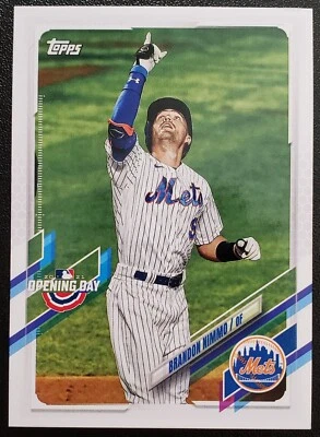2021 Topps Opening Day #21 Brandon Nimmo  New York Mets - Image 1 of 2