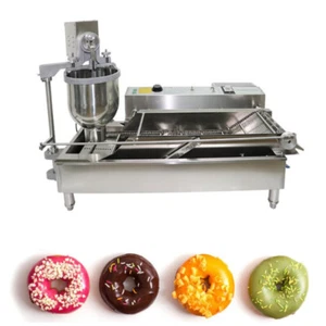 Commercial Double Row Doughnut Fryer Maker Automatic Donut Maker Making Machine - Picture 1 of 9