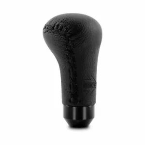 MOMO ANATOMIC Tall Shift Shifter Knob Black Leather ALBK1  - Picture 1 of 1