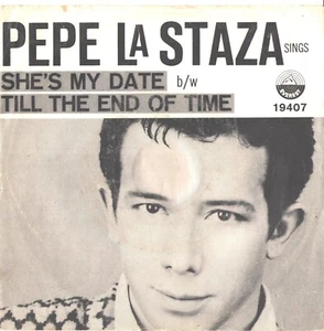 PEPE LA STAZA--TEEN BILD HÜLLE + 45--(SIE IST MEIN DATE)--PS--BILD--SLV - Bild 1 von 1