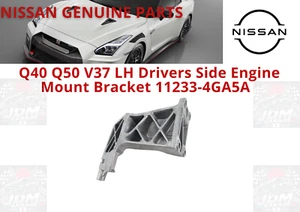NISSAN Genuine Q40 Q50 V37 LH Drivers Side Engine Mount Bracket 11233-4GA5A - Picture 1 of 4