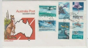 AAT Antarctic 1973 food chain part set of 6 on Kangaroo souvenir cover Mawson - Picture 1 of 1