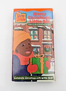 TESTED Nickelodeon VHS Tape - Nick Jr Merry Christmas, Little Bill Cosby Cartoon - Picture 1 of 9