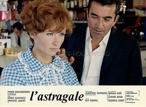 MARLENE JOBERT GEORGES GÉRET L'ASTRAGALE 1968 VINTAGE LOBBY CARD #2