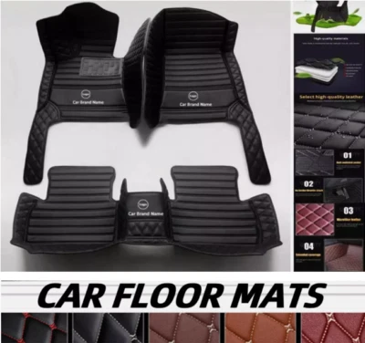 Alfombrillas de coche impermeables hechas a mano para Infiniti M Q50 Hybrid Q60 Q70 Foto 1 de 4