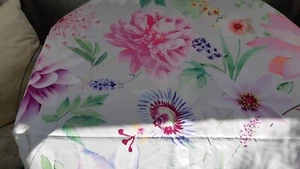 2tlg. HSE24 Mikronesse PB Wende Bettwäsche Blumenme 155x220cm hellgrau NEU - Bild 1 von 11