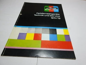 Metz Color Farbfernsehgeräte Technik und Service 1971/72 - Picture 1 of 2