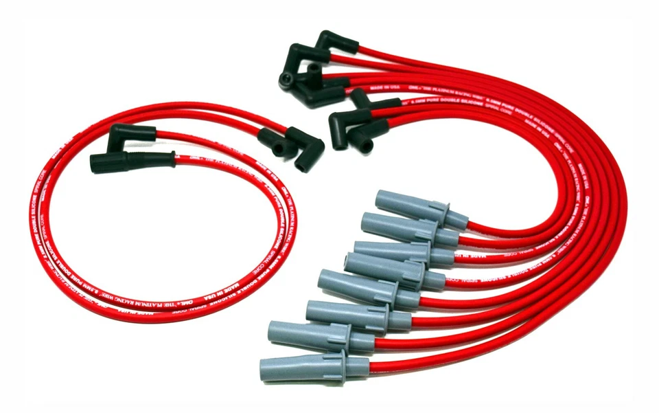 Dodge Truck 5.2 5.9 93-03 High Performance 8.5 mm Red Spark Plug Wire Set 58380R - Image 1 of 1
