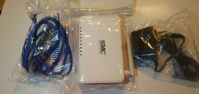 SMC BARRICADE  N SMCWBR14S-N4 150Mbps 4-port Wireless Broadband N Router New OEM - Image 1 of 4