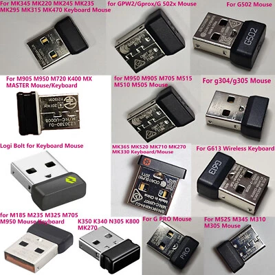 Receiver For Logitech G Pro G304/305 M905/950/720 MX M185/235/325/705 MK275/245 - Image 1 of 4