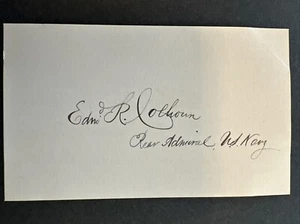 US Navy Admiral EDMUND ROSS COLHOUN signed Autogramm US Bürgerkrieg Unterschrift - Bild 1 von 2