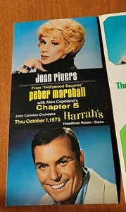 Joan Rivers Hollywood Squares Peter Marshall 1975 Kapitel 5 Harrah's Reno Postkarten - Bild 1 von 5