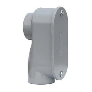 Aluminum Die Cast Gray Service Entrance Elbow 1" Sigma Electric 02-51027 - Picture 1 of 4