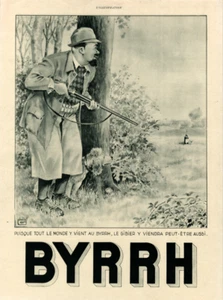 "BYRRH" Annonce originale entoilée  L'ILLUSTRATION  1930  Georges LEONNEC  - Imagen 1 de 1