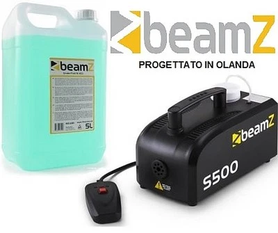 😍 MACCHINA DEL  FUMO DISCOTECA DJ SMOG NEBBIA 500W + 5 LITRI DI LIQUIDO nuovi - Imagen 1 de 3