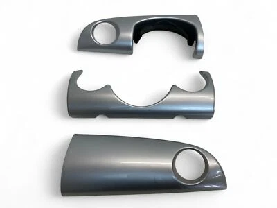 Juego de 3 molduras de tablero Mini Cooper plateadas 2005-2008 R50 R52 R53 495 Foto 1 de 4