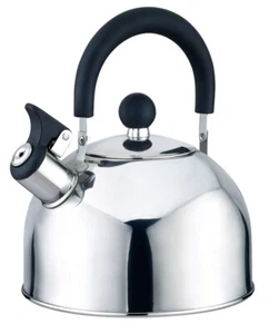 Bollitore Tè Beccuccio Fischietto Acciaio Inox Resistente 2,6 Qt/2,5 LTR | Nuovo - Foto 1 di 3