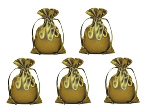 5 nuevas bolsas de dados de satén de lujo 4 x 6 - Se envía con seguimiento - RPG D&D - sauce antiguo - Imagen 1 de 1