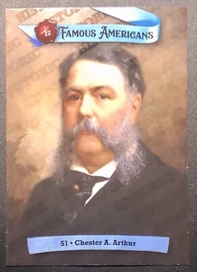 2021 Historic Autographs Famous Americans - Chester A Arthur #51 - Picture 1 of 2