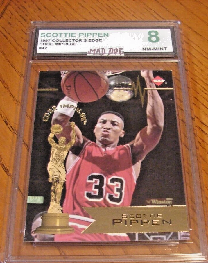 SCOTTIE PIPPEN * * 1997 Collector's EDGE---IMPULSE---全新8***公牛***疯狗 — 第 1/1 张图片