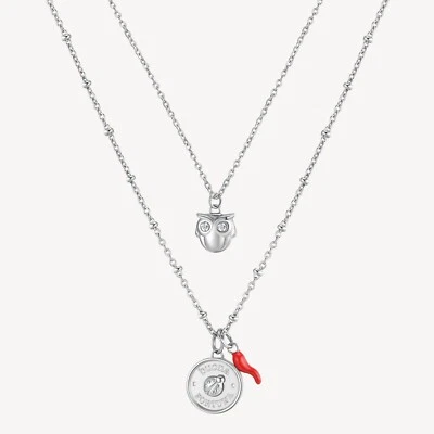 COLLANA DOPPIO FILO DA DONNA BROSWAY LINEA CHAKRA BHKN068 (3992) PORTAFORTUNA - Immagine 1 di 2