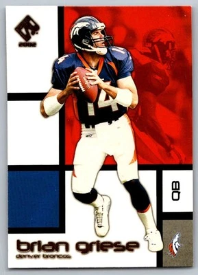 2002 Pacific Red Brian Griese Denver Broncos #84 - Image 1 of 2