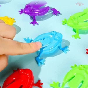 Color Random Funny Toys Plastic Frog Toys Funny Jumping Frog - Picture 1 of 12