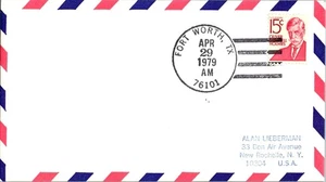 Piedmont Airlines Erstflug Fort Worth Texas - Raleigh North Carolina - 1979 - Bild 1 von 2