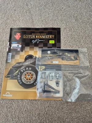 1/8 DEAGOSTINI COSTRUIRE IL 1985 LOTUS RENAULT 97T AYRTON SENNA F1 AUTO PROBLEMA - Immagine 1 di 3
