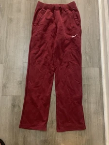 Nike Jogginghose Damen XS Burgund Fleece Weites Bein - Bild 1 von 5