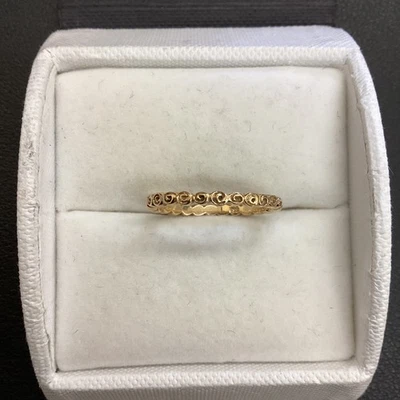 Pandora Swirl Floral 14k Band Ring - Image 1 of 4