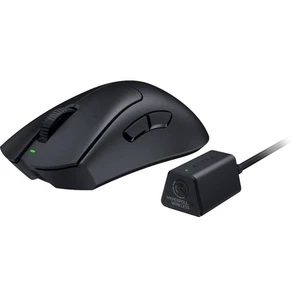 Razer Deathadder V3 Pro Gaming Mouse + Hyperpolling Wireless Dongle Wireless/Bla - Picture 1 of 1