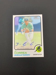 JC Correa 2022 Topps Heritage Minor League Real One Autographs Auto #ROA-JC - Picture 1 of 2