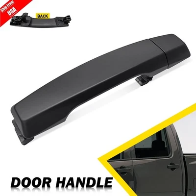 Manija de puerta exterior trasera izquierda/derecha negra para Nissan TITAN 2004-2015 Titan XD Foto 1 de 4