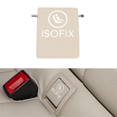 Beige Child Seat Hook Anchor ISOFix Cover Cap For Mercedes-Benz GLC 2016-2021 - Image 1 of 4