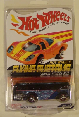 Hot Wheels Collectors Club 2003 ~ Autobús escolar Flying Customs Surfin'~... Totalmente nuevo... Foto 1 de 4
